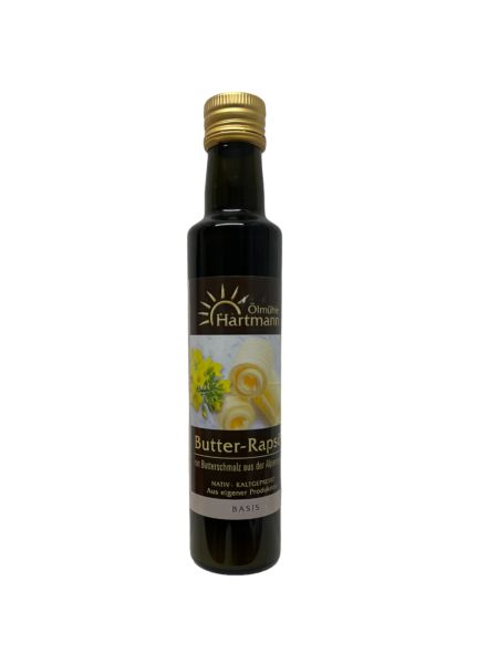 Butter-Rapsöl 250 ml (Mindesthaltbarkeit 30:03:26)
