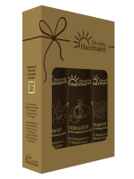 Set mit Zitronen-, Orangen- und Knoblauchöl