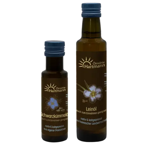Morgen Duo - Schwarzkümmelöl 0,10l & Leinöl 0,25l 